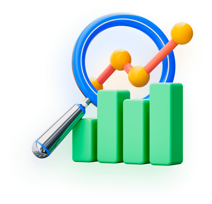 Stock Market Analysis Illustration
